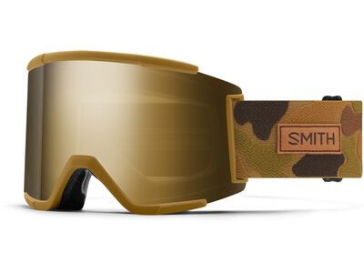 Smith Squad XL ChromaPop Sun Black Gold Mirror / pow hunter