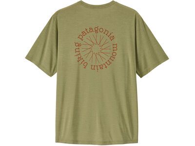 Patagonia Men's Cap Cool Daily Shirt - Spoke Stencil, gumtree green/light gumtree green x-dye - Bild 2