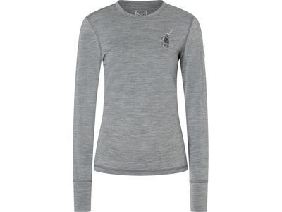 super.natural W Tundra175 Bunny LS cashmere grey melange/various