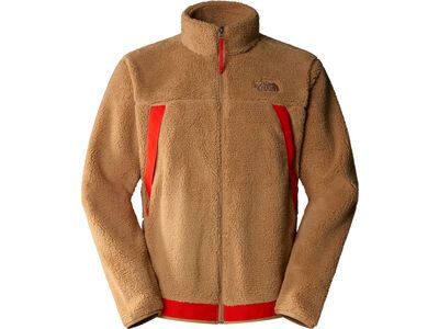 The North Face Men’s Campshire Fleece Jacket, almond butter/fiery red