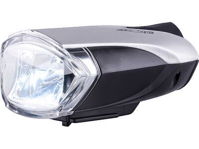 Azonic Bongo LED Frontlicht Battery - StVZO, black/silver