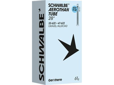 Schwalbe Aerothan Tube SCV 17-AE 28/700C Gravel/Allroad - 33/47-622 / 80 mm - Bild 1