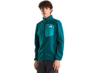 The North Face M Crest Full Zip Jacket, pacific teal/tnf black - Bild 3