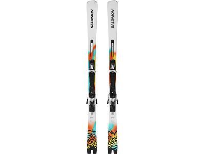 Salomon Addikt Pro 76 + MI12 GW F80, white/turquoise/orange - Bild 2