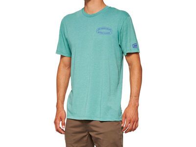 100% Infinitee T-Shirt, ocean blue heather