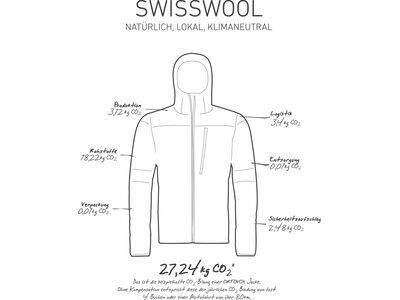 Ortovox Westalpen Swisswool Hybrid Jacket W, pacific green - Bild 5
