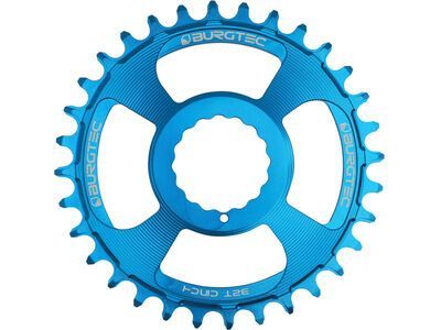 Burgtec Cinch Thick Thin Chainring deep blue