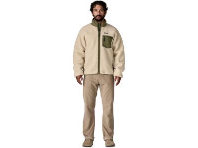 Patagonia Men's Classic Retro-X Jacket, dark natural w/basin green - Bild 5