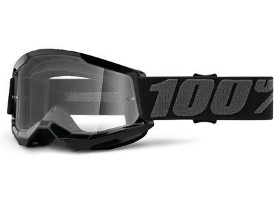 100% Strata 2 Junior Goggle - Clear, black