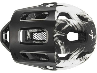 uvex react jr. fullface, black-white matt - Bild 5