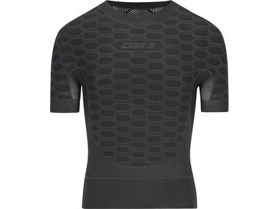 Q36.5 Base Layer 2 Short Sleeve, anthracite grey