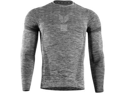 Iron-ic Long-Sleeve T-Shirt Performance 3DN Advance - Man grey melange