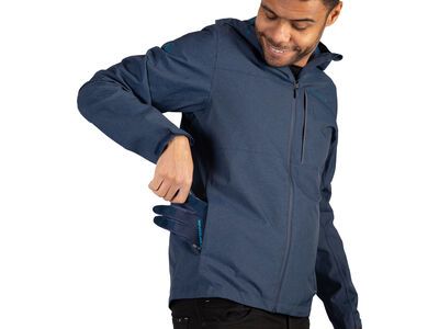 Endura Hummvee Wasserdichte Kapuzenjacke, ink blue - Bild 3