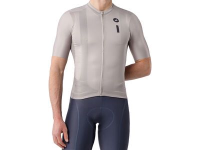 Castelli Drittone Logo Jersey, clay/belgian blue - Bild 1