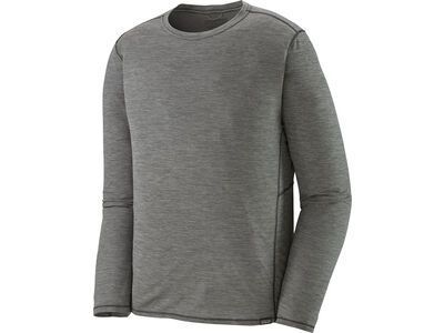 Patagonia Men's Long-Sleeved Capilene Cool Lightweight Shirt, forge grey/feather grey x-dye