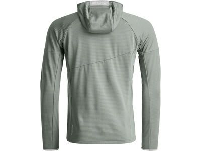 Ortovox Merino Fleece Light Grid Hoody M, green sage - Bild 2