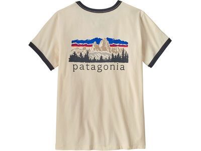 Patagonia Women's Fitz Roy Foothills Ringer Tee, undyed natural - Bild 1