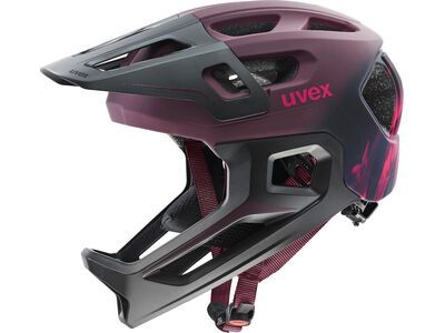 uvex react jr. fullface, cranberry matt - Bild 1