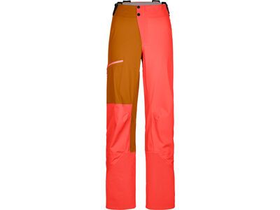 Ortovox 3L Ortler Pants W, coral
