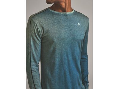 Ortovox 185 Rock'n'wool Print LS M, aop green sage - Bild 5