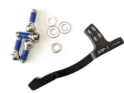 SRAM Scheibenbremsadapter 20P-1 vorne / 180 mm | hinten / 160 mm - Bild 2