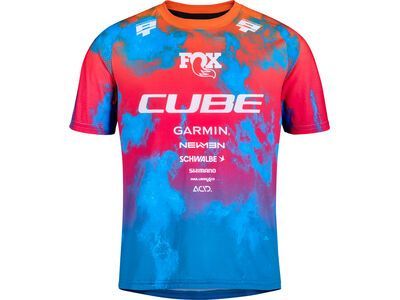 Cube MTB Trikot Rookie X Actionteam kurzarm blue´n´pink´n´orange