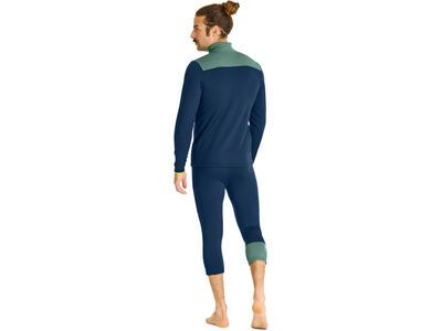 Ortovox Merino Fleece Light Zip Neck M, deep ocean - Bild 4