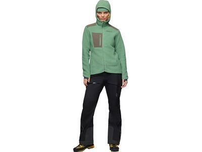 Norrona trollveggen warm3 Zip Hood W's, dark ivy - Bild 4