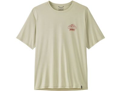 Patagonia Men's Cap Cool Daily Shirt - Great Waves dyno white