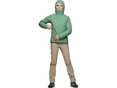Norrona femund thermo60 Zip Hood W's, dark ivy - Bild 6