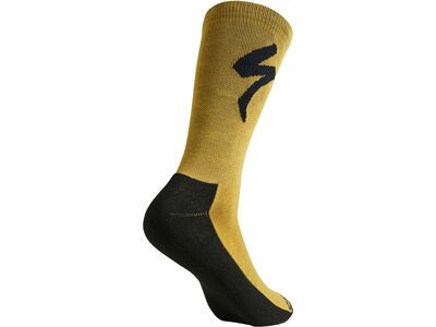 Specialized Primaloft Lightweight Tall Logo Sock harvest gold