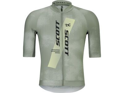 Scott RC Pro Short-Sleeve Men's Jersey spray grey/acid yellow