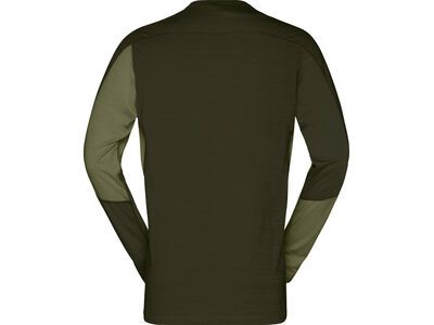 Norrona falketind equaliser merino round Neck M's, olive night/rosin - Bild 2