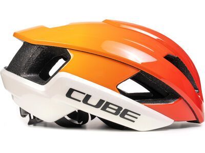 Cube Helm Heron Teamline, white'n'orange - Bild 2