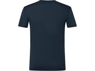 super.natural Grid Logo Tee Herren, blueberry/vapor grey - Bild 2