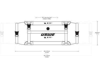 USWE Handlebar Roll-Top Bag + Holster, black - Bild 8