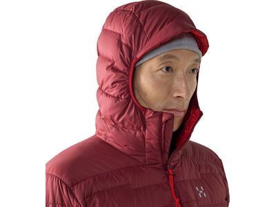 Haglöfs ROC Flash Down Hood Men, carmine red/tech red - Bild 6