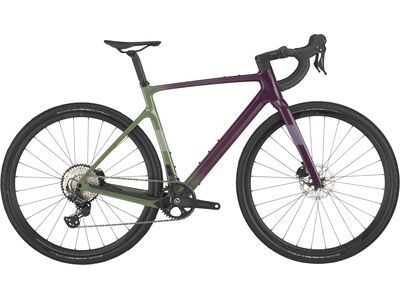 Scott Addict Gravel 40, olivine green/blackberry purple