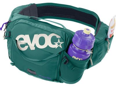 Evoc Hip Pack Pro 3 + Hydration Bladder 1,5, bottle green - Bild 4