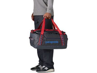 Patagonia Black Hole Duffel 40L, smolder blue w/amanita red - Bild 4