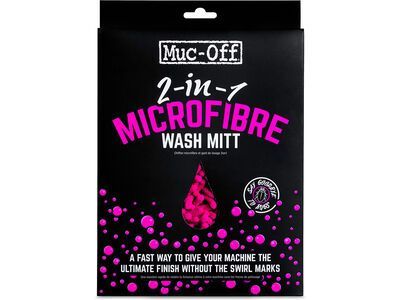 Muc-Off Microfibre Wash Mitt, pink - Bild 3