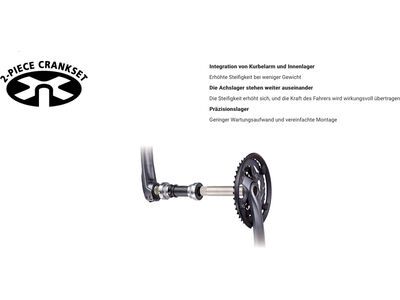 Shimano Deore FC-M6100-1 Kurbelgarnitur - 30 Z / 12-fach, schwarz - Bild 3