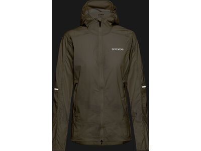 GOREWEAR Fernflow Haze Windbreaker mit Kapuze Damen, arrow tech beige/lab gray - Bild 3