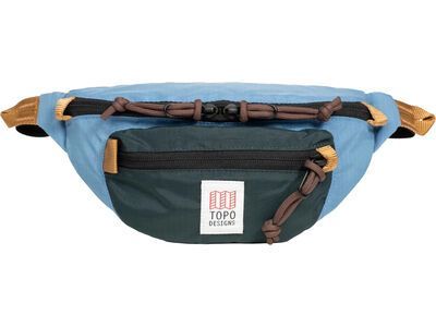 Topo Designs Mountain Waist Pack 1L, river blue/dark pine - Bild 1
