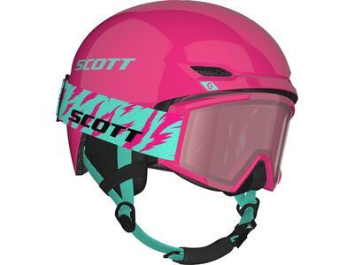 Scott Keeper 2 + Shield Junior, neon pink/mint green - Bild 1