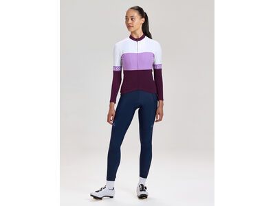 Le Col Womens Sport Tricolour Long Sleeve Jersey, purple/orchid/white - Bild 6