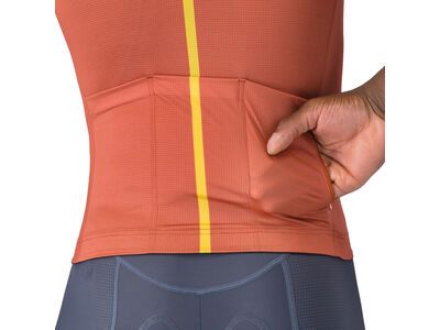 Castelli Drittone Logo Jersey, paprika/mango mojito - Bild 6