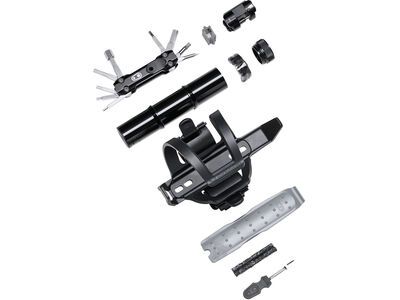 Crankbrothers S.O.S. BC18 Side Entry Bottle Cage + Multitool, black - Bild 3