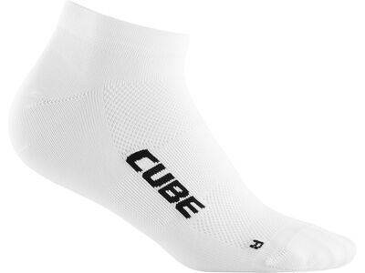 Cube Socke Low Cut Blackline white
