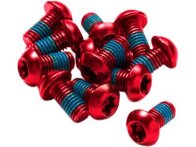 Reverse Disc Rotor Bolts, red
